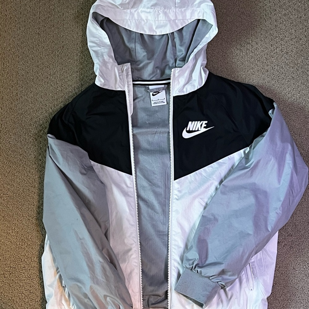 Nike Black and White Mesh Jacket